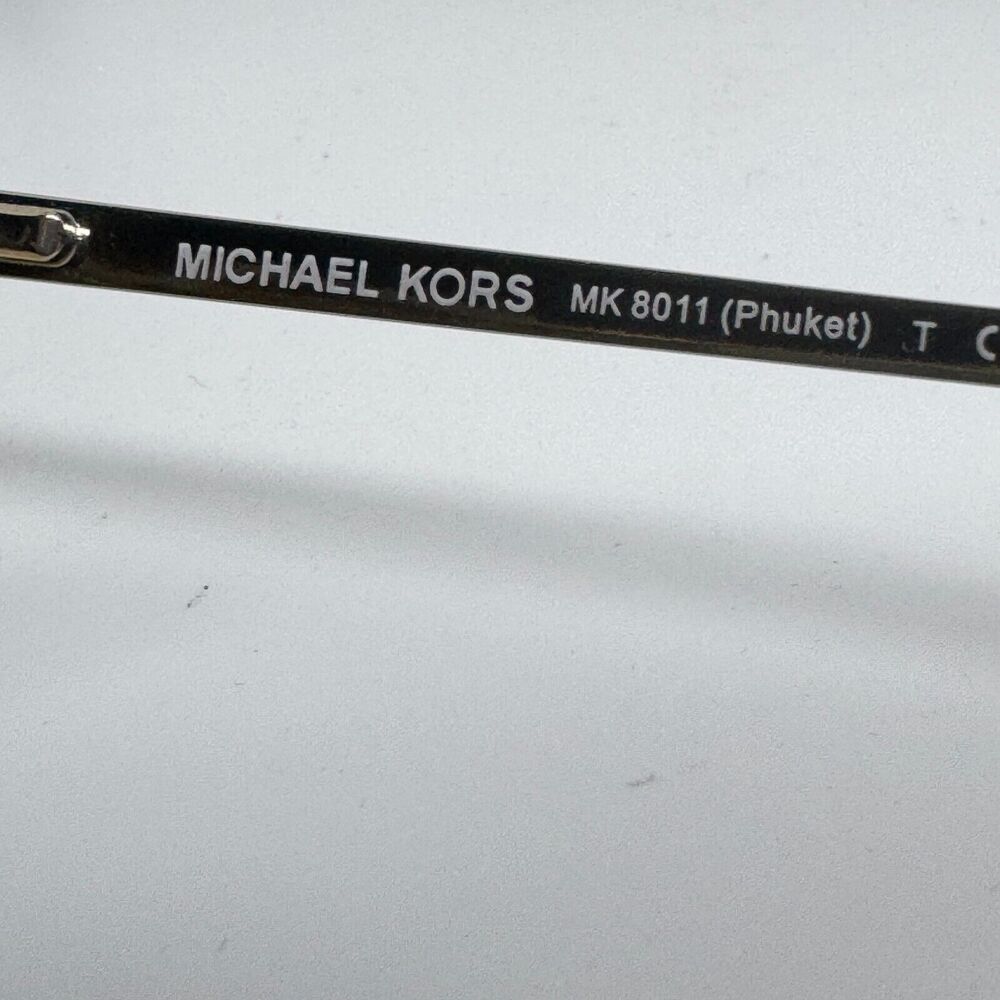 Michael Kors Eyeglasses Frames MK 8011 Phuket 3021 Brown Gold 52-16-135 H16513 - Picture 6 of 7